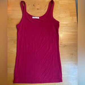 Hinge pink fuchsia women’s tank top size medium